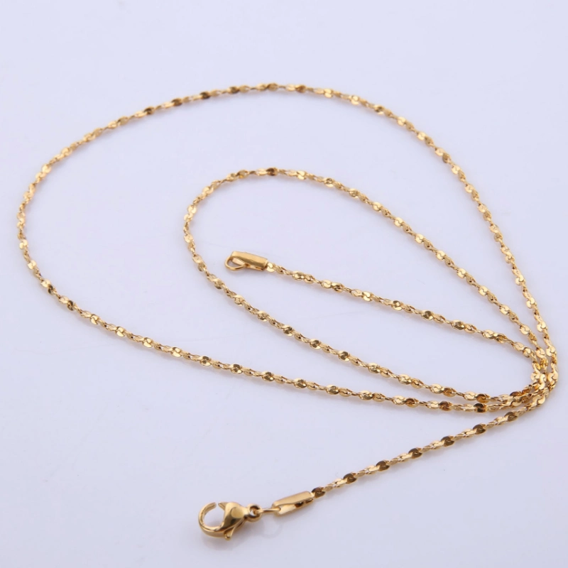 Hot Sale Stainless Steel Jewelry Necklace Twisted Serpentine Chain