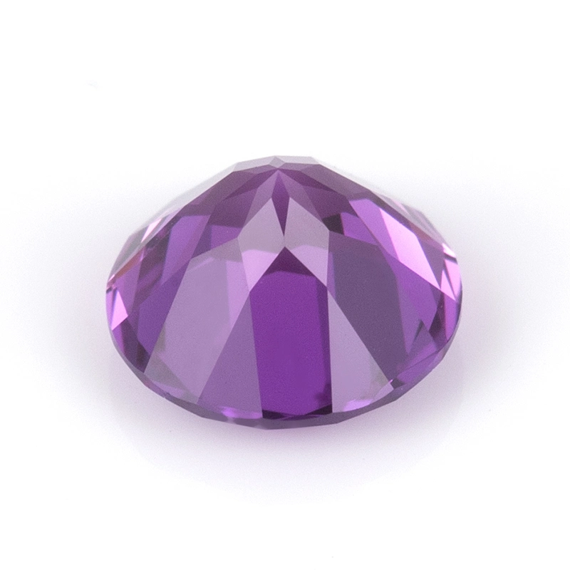 Oval Purple Lab Created Sapphire Corundum Synthetic Sapphire Purple Lab Grown Sapphire