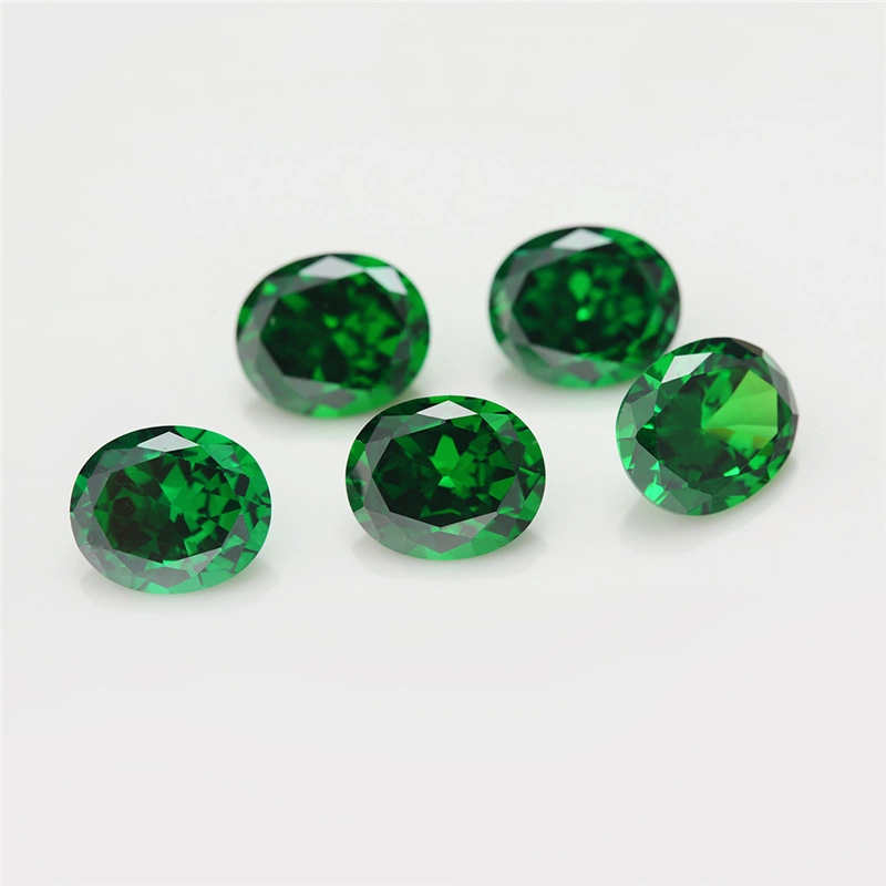 Emerald Green Cubic Zirconia for Fashion Jewelry Setting