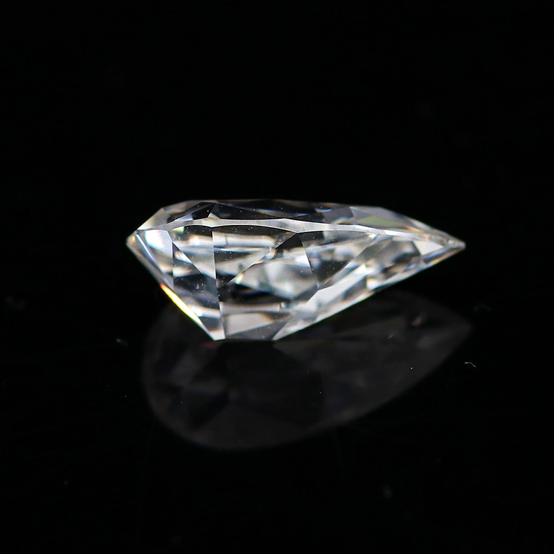 High Quality Moissanite Gemstone Def Color Vvs Clarity Pear Shape Old European Cut Moissanite Diamond Stone