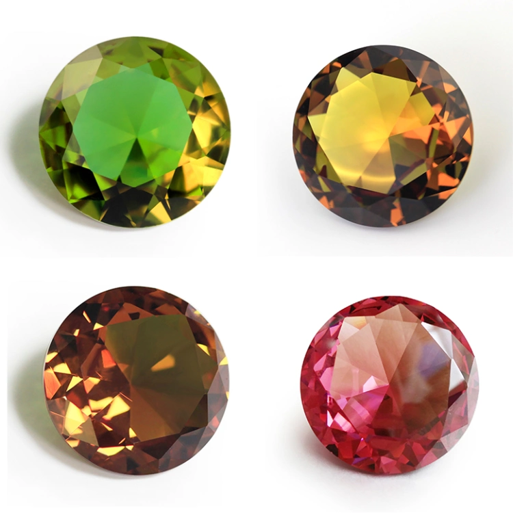 Synthetic Color Change Zultanite Round Gemstone for Jewelry Setting