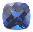 Zafiro azul con forma de cojín de piedras preciosas sueltas para engaste de joyas
