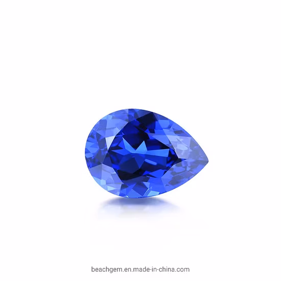 El laboratorio del método Czochralski creó una piedra preciosa de zafiro para el engaste de joyas