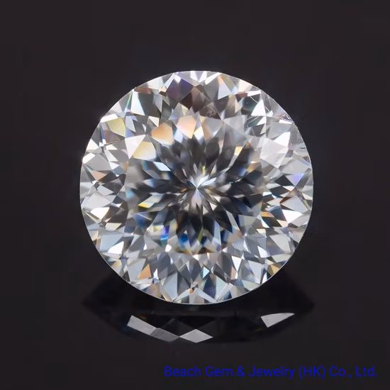 Top Shine Round Special 100facet Cut Moissanite suelto para engaste de joyería